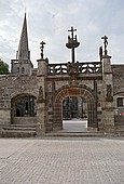 La Martyre, the church enclosure